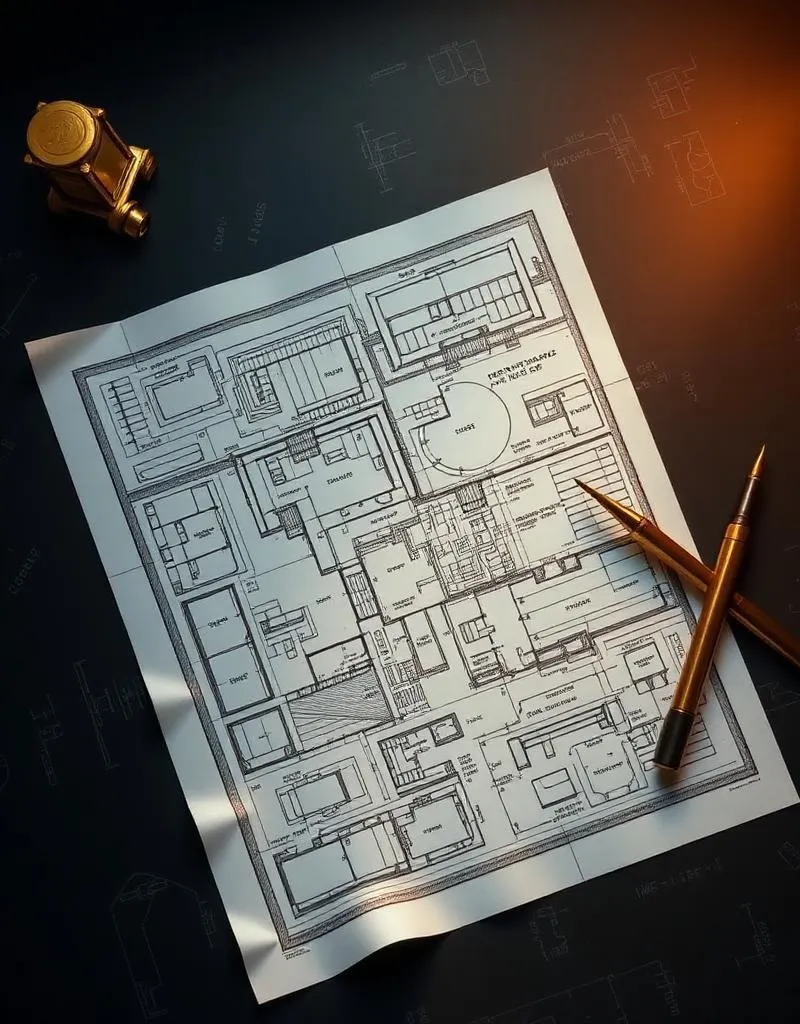 construction blueprint UAE architectural design and planning drawing