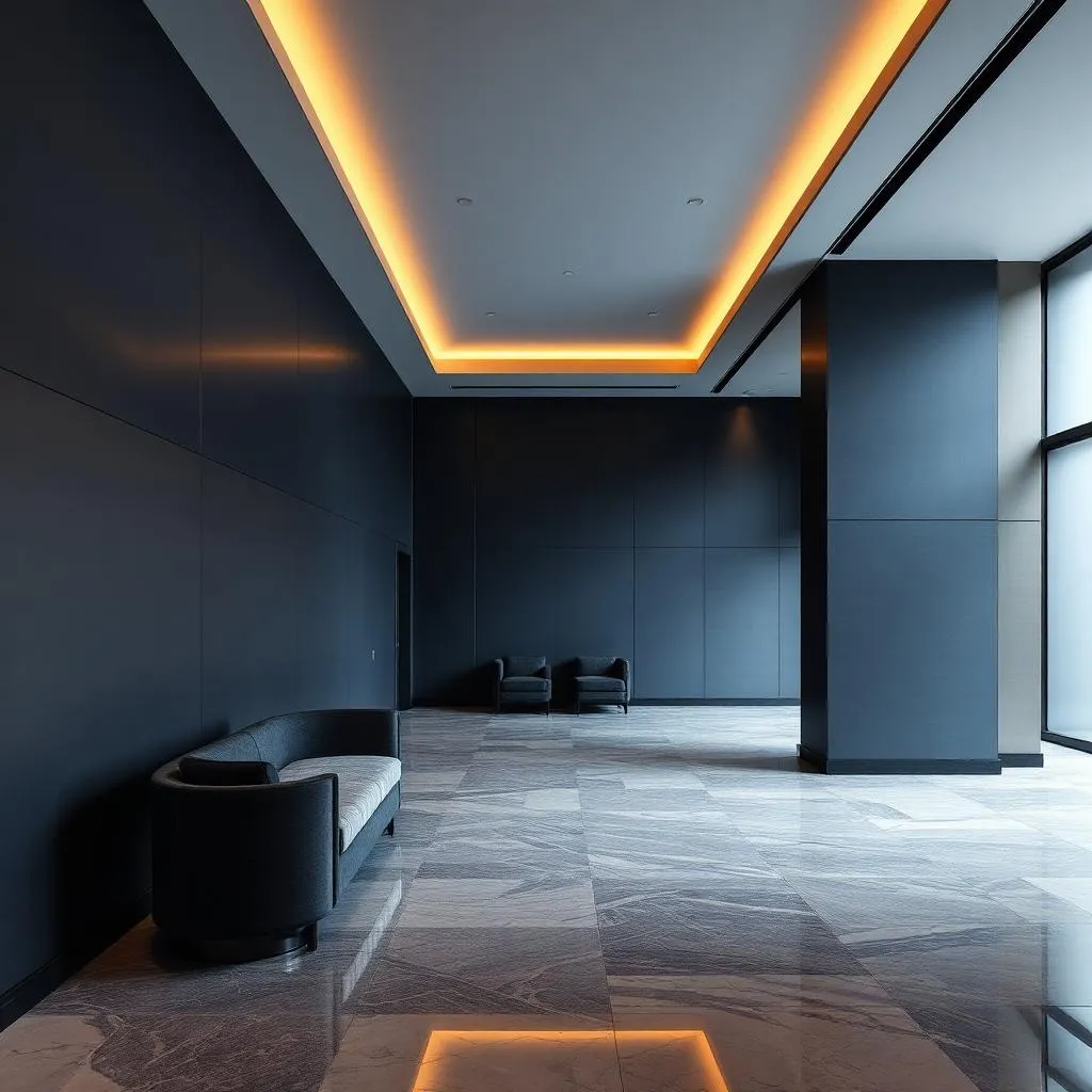 commercial fit out UAE modern office interior finishing and lighting