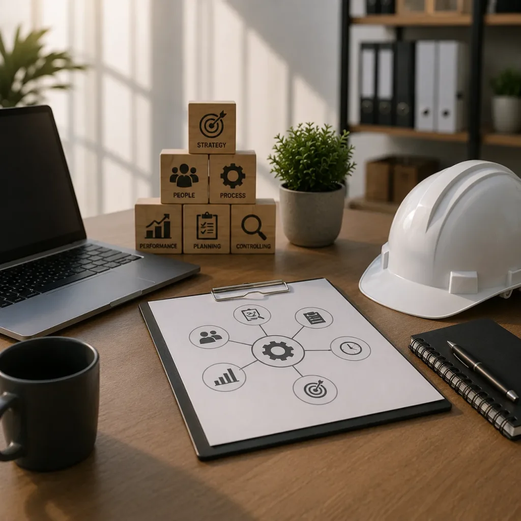 Operational management support for real estate development and construction projects